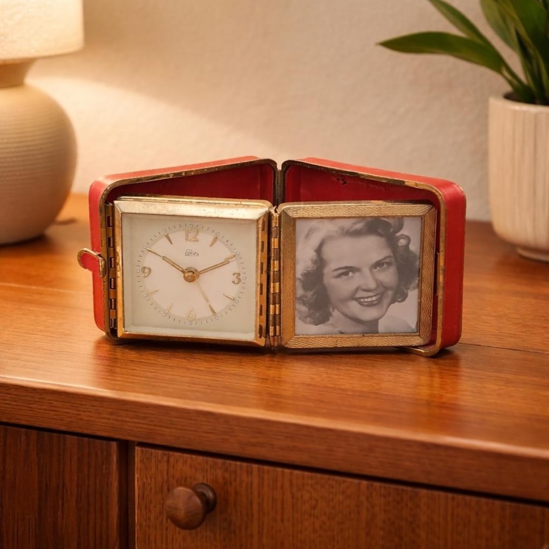 快適グッズ・旅行小物 Schatz VINTAGE TRAVEL CLOCK Schatz Travel