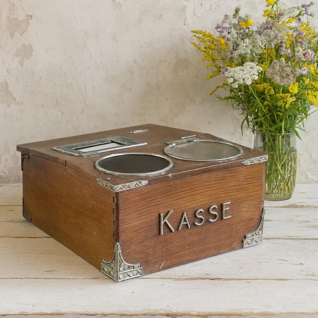 Antique Cash Register | Vintage Wooden Cash Drawer, Cash Till