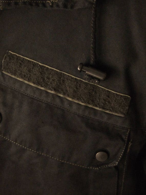 vintage military black army German parka jacket - image 7