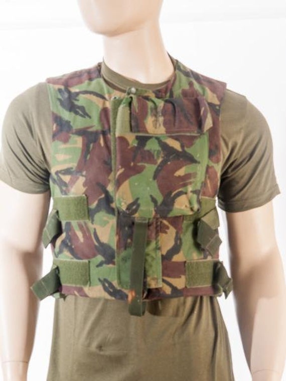 Genuine British army camo flak jacket cover Gem