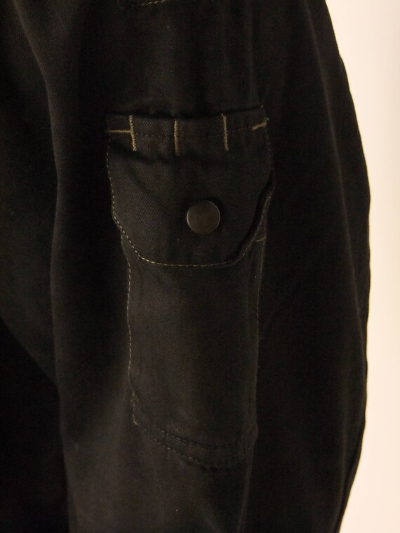 vintage military black army German parka jacket - image 5