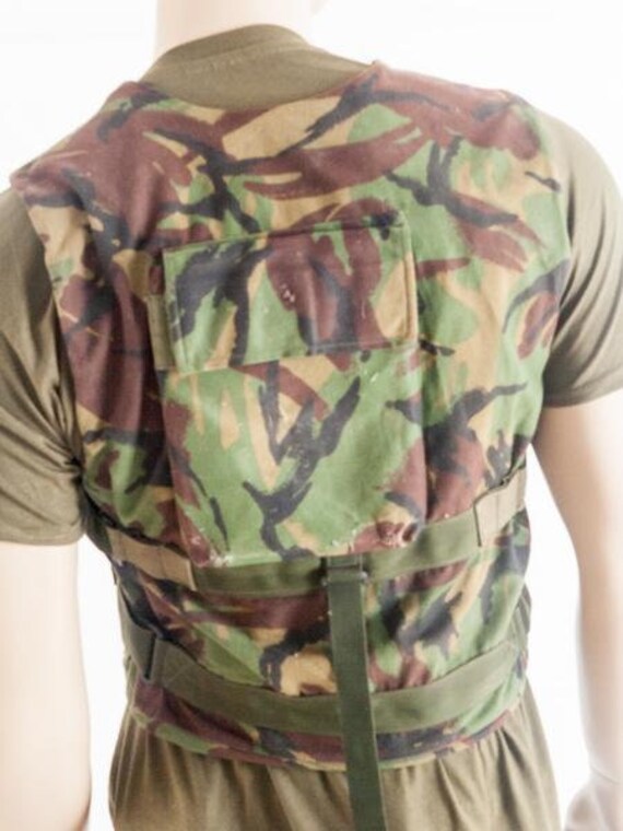 Genuine British army camo flak jacket cover Gem