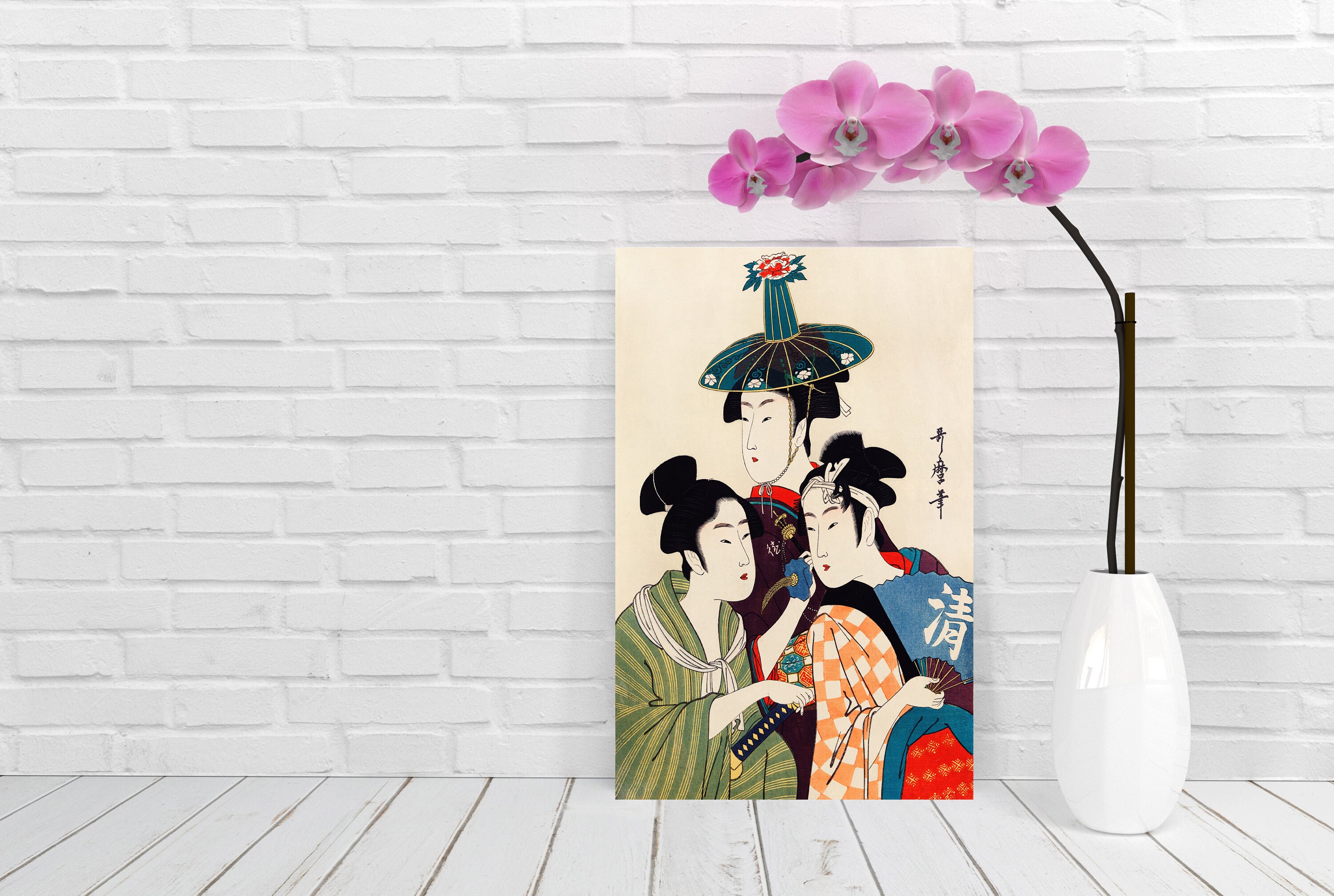 Japanese Antique Art Print Instant Download File Etsy
