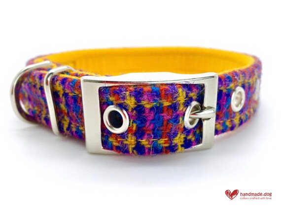 Istanbul 'Harris Tweed' Dog Collar