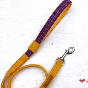 Istanbul &#39;Harris Tweed&#39; Dog Lead