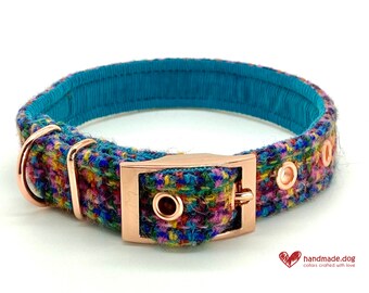 Marrakesh 'Harris Tweed' Dog Collar