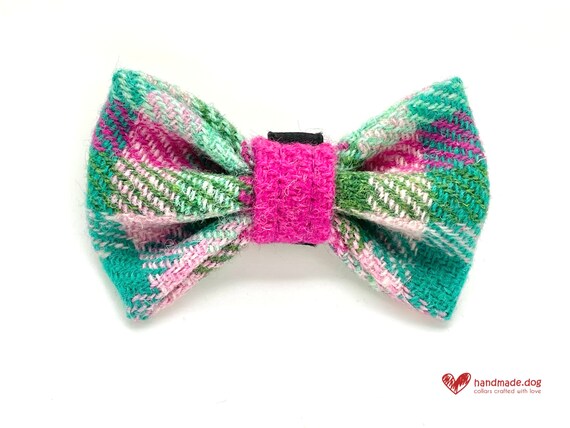 Amsterdam 'Harris Tweed' Dog Dickie Bow