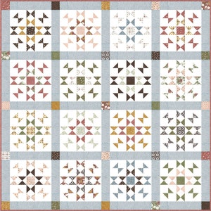 Good Fortunes PDF Digital Quilt Pattern by Pieced Just Sew, Fat Quarter or Fat Eighth Friendly