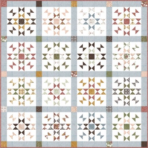 Good Fortunes PDF Digital Quilt Pattern by Pieced Just Sew, Fat Quarter or Fat Eighth Friendly image 1