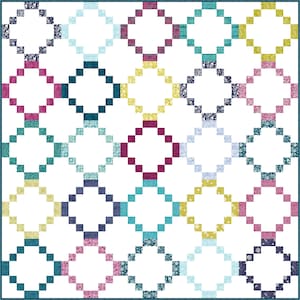 Wanderlust PDF Digital Quilt Pattern by Pieced Just Sew