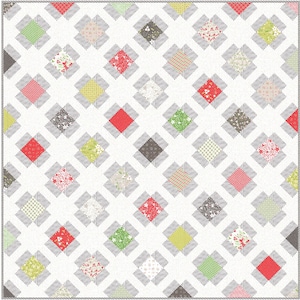 Garden Charm PDF Digital Quilt Pattern by Pieced Just Sew, Charm Pack or Fat Quarter Friendly image 3