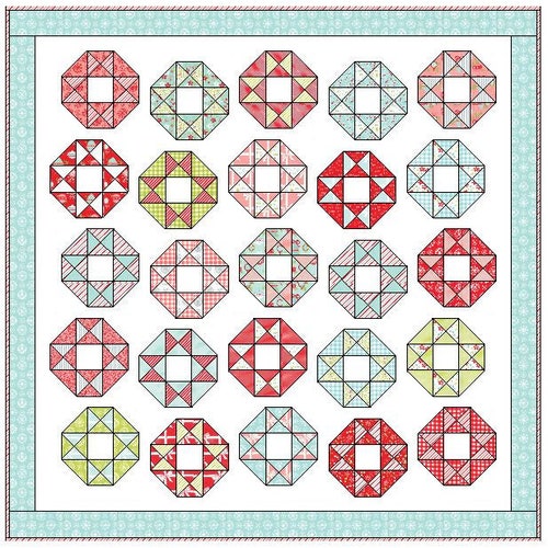 Jingle Bells PDF Digital Quilt Pattern by Pieced Just Sew Etsy