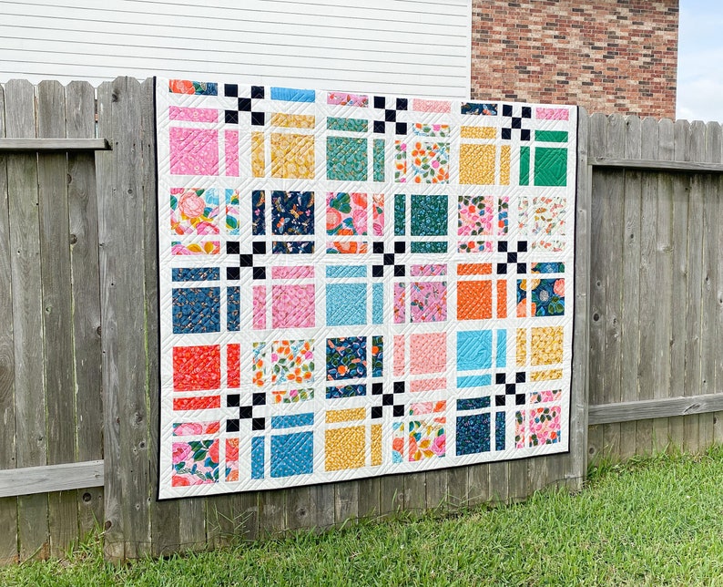 Stay Square PDF Digital Quilt Pattern by Pieced Just Sew, Layer Cake or Fat Quarter Friendly image 2