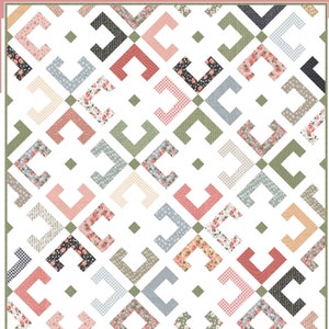 Ophelia PDF Digital Quilt Pattern by Pieced Just Sew, Jelly Roll or Fat Quarter Friendly imagem 2