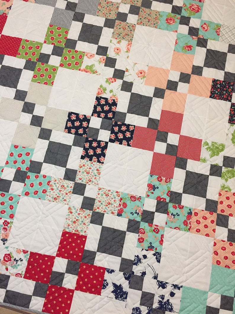 Besotted PDF Digital Quilt Pattern by Pieced Just Sew, Layer Cake Friendly image 3