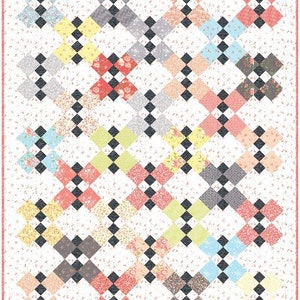 Flutter PDF Digital Quilt Pattern by Pieced Just Sew, Layer Cake Friendly image 2