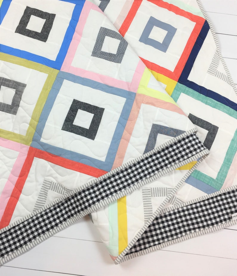 Honey Squares PDF Digital Quilt Pattern by Pieced Just Sew, Honey Bun or Fat Quarter Friendly image 10