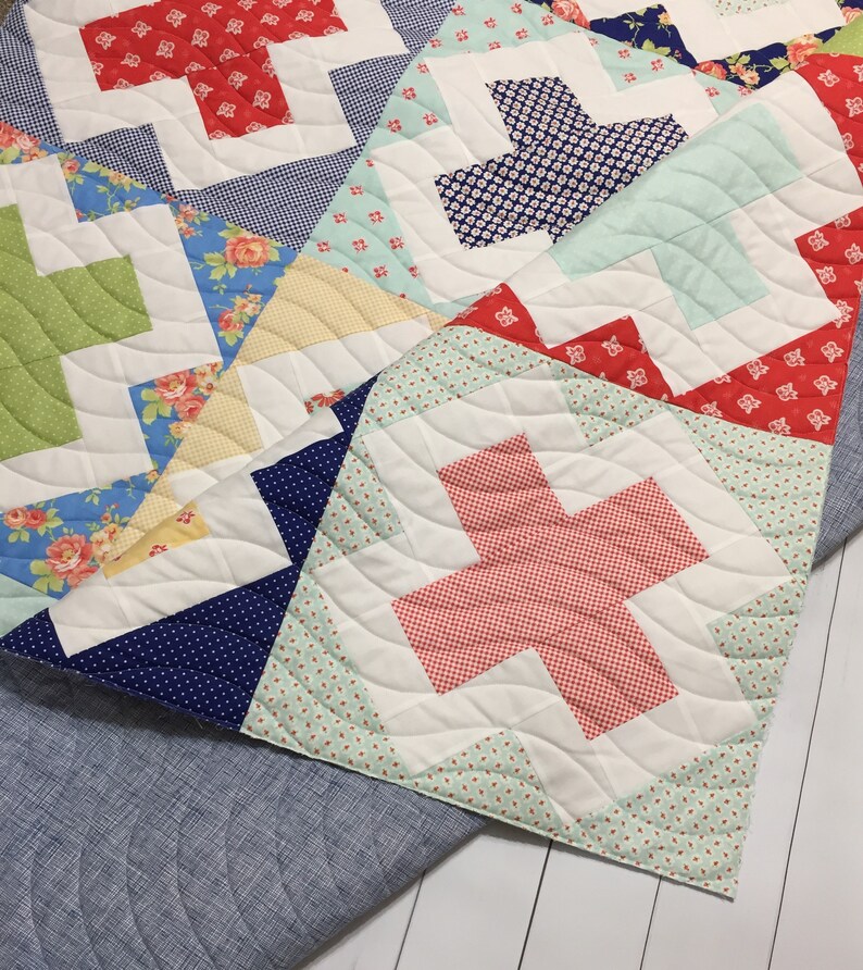 Treasure Hunt PDF Digital Quilt Pattern by Pieced Just Sew Etsy