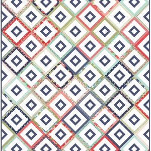 Honey Squares PDF Digital Quilt Pattern by Pieced Just Sew, Honey Bun or Fat Quarter Friendly image 2