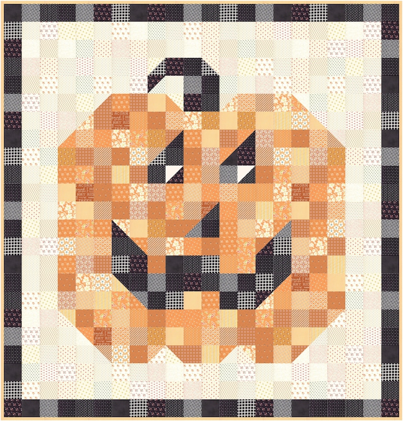 Patchwork Jack PDF Digital Quilt Pattern by Pieced Just Sew, Fat ...