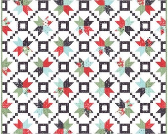 Wishing Well PDF Digital Quilt Pattern by Pieced Just Sew, Layer Cake Friendly