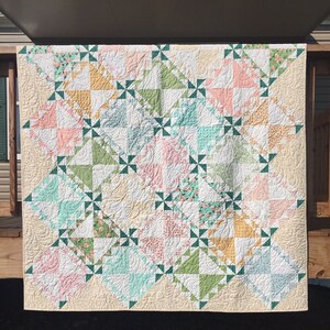 Spun Sugar PDF Digital Quilt Pattern by Pieced Just Sew, Fat Quarter Friendly image 5