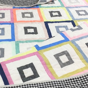 Honey Squares PDF Digital Quilt Pattern by Pieced Just Sew, Honey Bun or Fat Quarter Friendly image 8