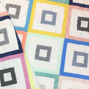Honey Squares PDF Digital Quilt Pattern by Pieced Just Sew, Honey Bun or Fat Quarter Friendly image 7