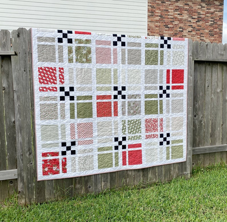 Stay Square PDF Digital Quilt Pattern by Pieced Just Sew, Layer Cake or Fat Quarter Friendly image 6