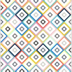 Honey Squares PDF Digital Quilt Pattern by Pieced Just Sew, Honey Bun or Fat Quarter Friendly image 1