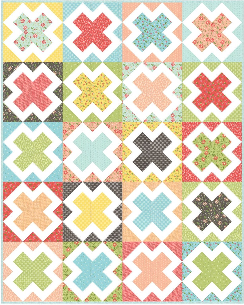 Treasure Hunt PDF Digital Quilt Pattern by Pieced Just Sew, Fat Quarter Friendly image 4