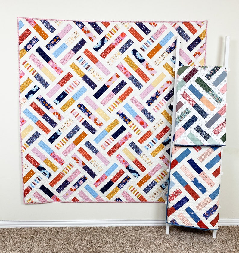 Wayward PDF Digital Quilt Pattern by Pieced Just Sew, Jelly Roll or Fat Quarter Friendly image 10