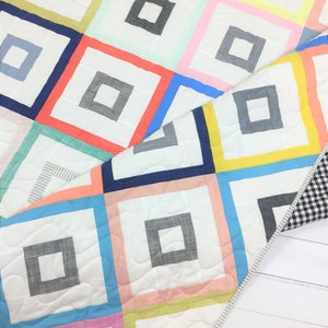 Honey Squares PDF Digital Quilt Pattern by Pieced Just Sew, Honey Bun or Fat Quarter Friendly image 9