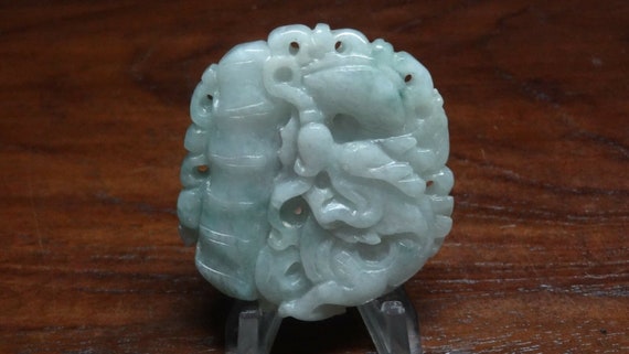 2005-142 - Translucent Chinese Zodiac Jadeite Pen… - image 1