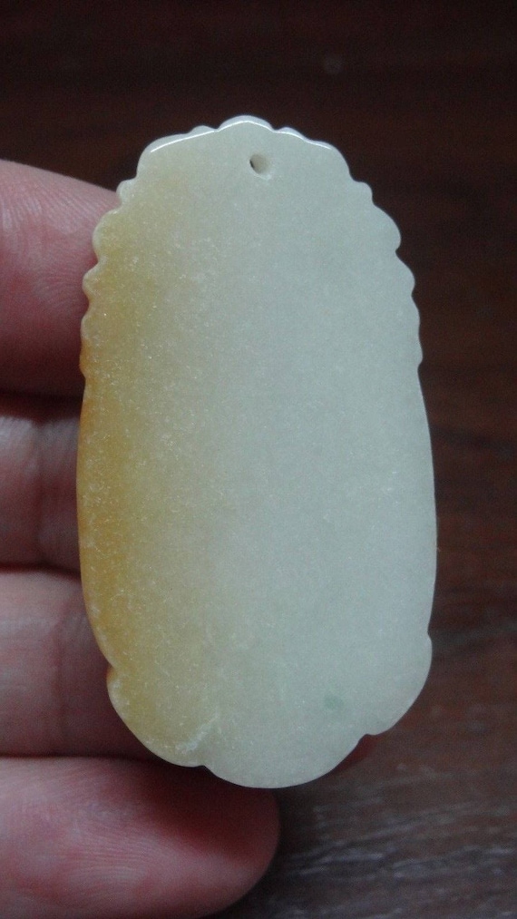 180325 Polished Chinese Zodiac Jadeite Pendant D… Gem