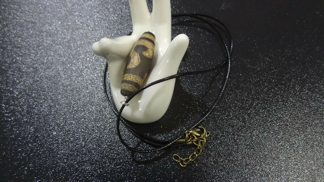 200519 Tibetan Dzi Bead Double Money Hook Dzi Bead S Etsy