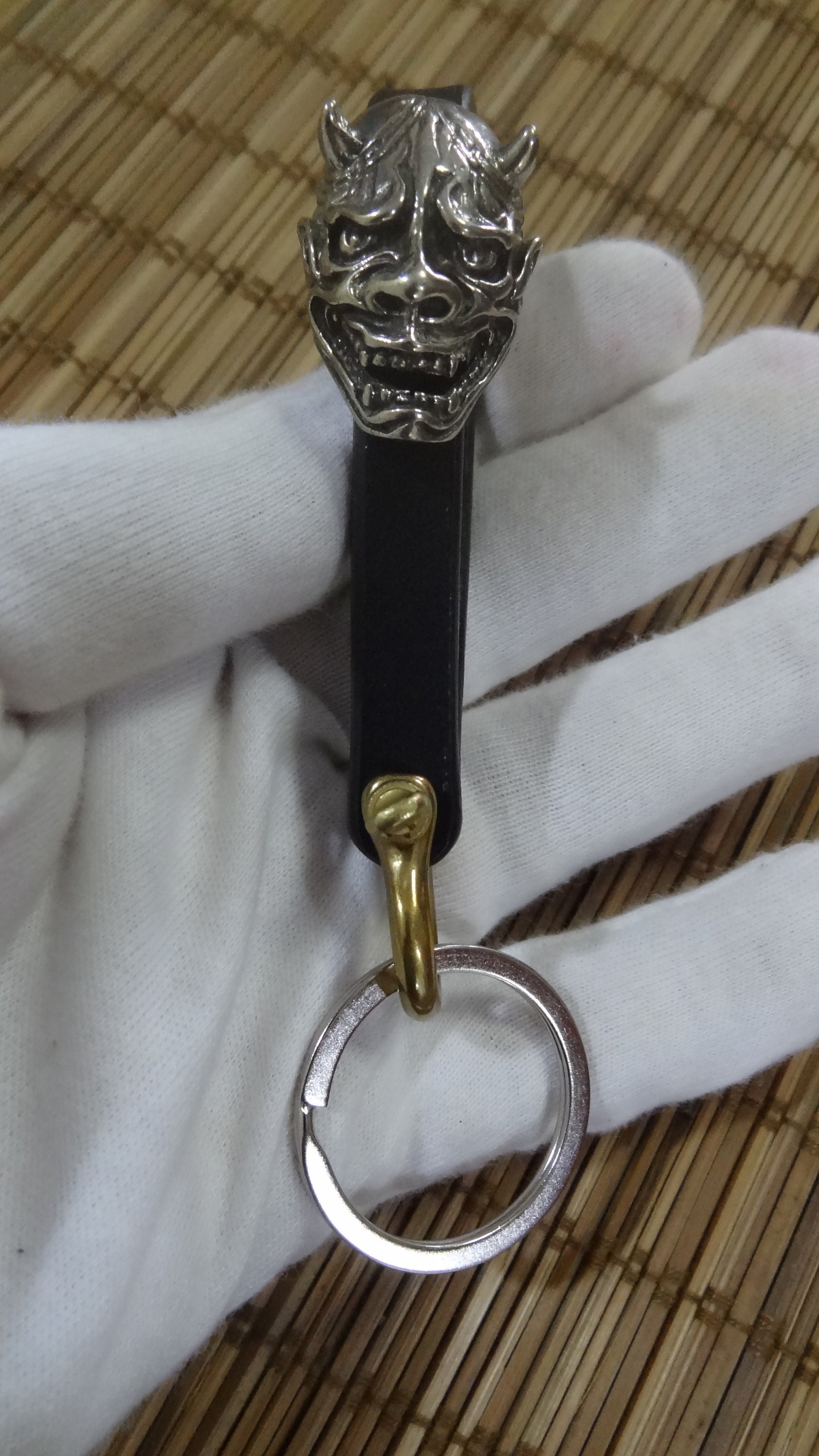 保障できる 2004-08 Concho Silver-plated Screwback With Keychain Leather バッグ