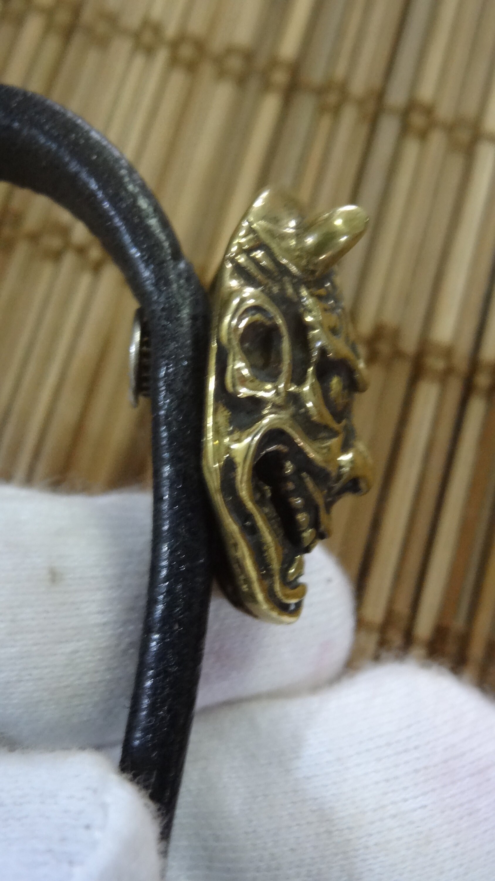 2004-07 - Leather Keychain With Screwback Brass Concho