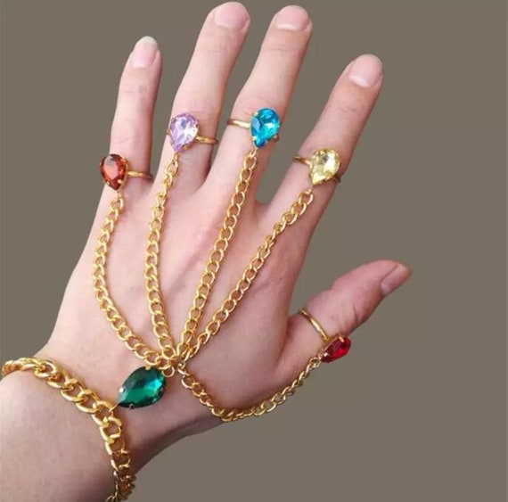 Buy Thanos Rings Bracelet,Infinity Gauntlet Bracelet,Thanos Infinity  Bracelet Avengers for Women Online at desertcartCyprus