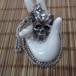 2004-05 - Stainless Steel Pendant - Japanese Noh Mask Hannya Devil Demon - Surfer / Biker - Oni Noh Mask - Prajna Demon -  Samurai Mask11