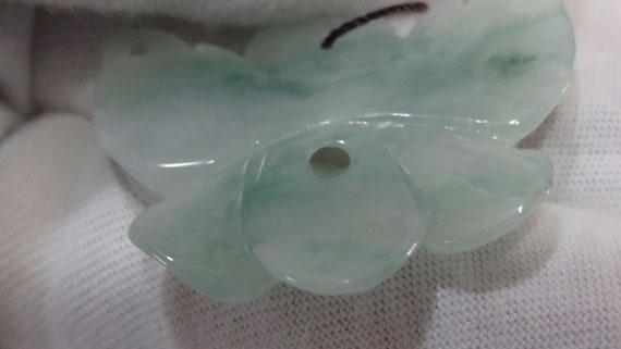 2401-001 - Polished Translucent Jadeite Flower - … - image 6