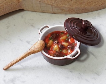 Miniature Beef Stew - Scale 1:12