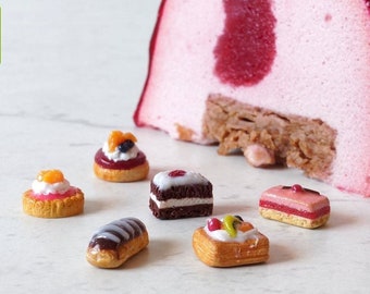 Assorted Mixed Miniature Pastries - Scale 1:12