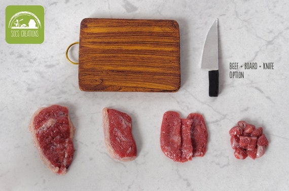 Scale 1:12 Realistic Miniature Beef Cuts
