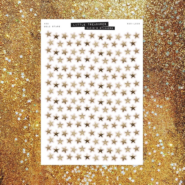 Custom Gold Star Stickers - Etsy