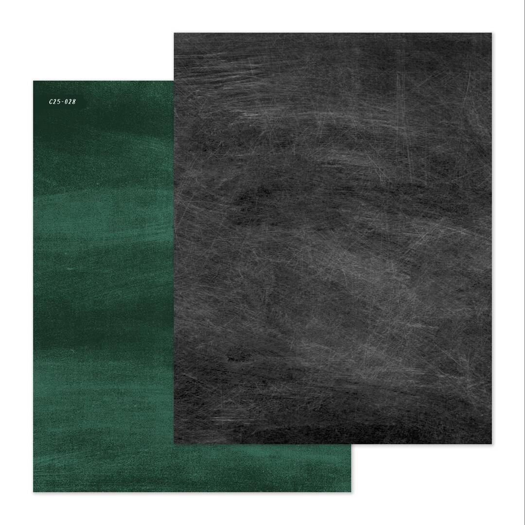 Chalk Board • Scrapbook Paper • Double Sided Craft Paper • Patterned ...