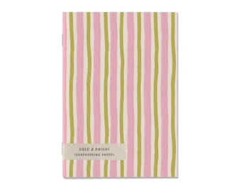 Bold & Bright • Scrapbooking Paper Booklet • Double Sided Craft Paper • Patterned Paper • Junk Journal, Scrapbook Paper Book
