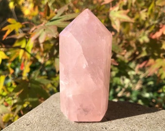 High Quality Large Rose Quartz Tower Generator Point High Quality ~ Brazil