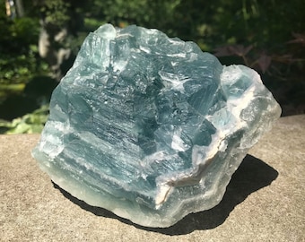 Large Green Fluorite Specimen Display Piece