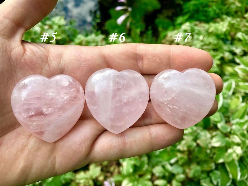Rose Quartz hearts
